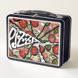 Pizza Pie Metall Brotdose