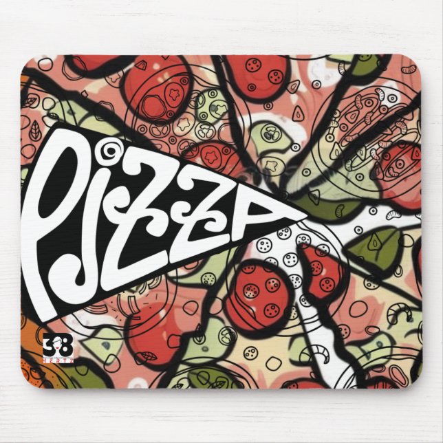 Pizza Pie Mousepad (Vorne)