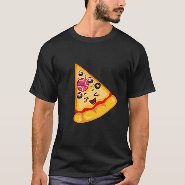 Pizza Pie Slice Vater und Son Matching Pizza Pater T-Shirt (Vorderseite)