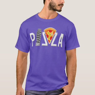 Pizza Pisa Tower, lustig T-Shirt