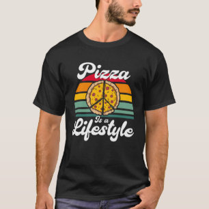 Pizza Pizza ist ein Lifestyle Pizza Slice Feinschm T-Shirt