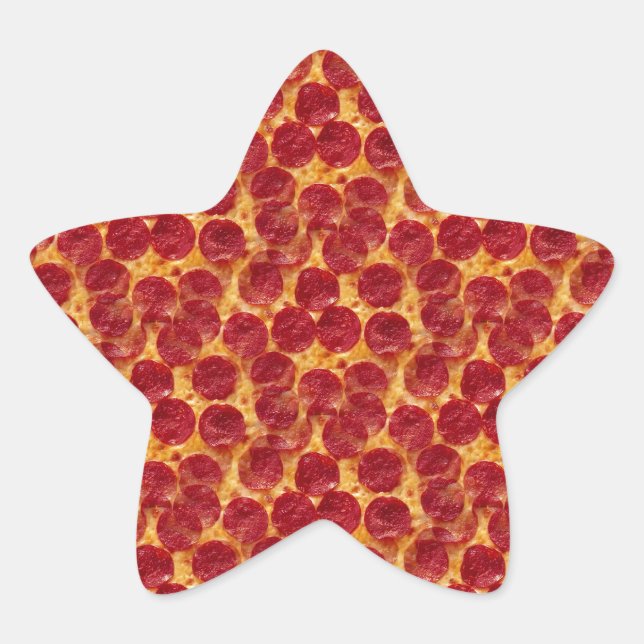 Pizza Pizza Stern-Aufkleber (Vorderseite)