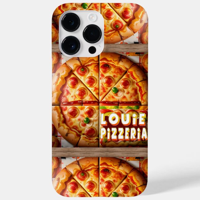Pizza Pizzeria Design Case-Mate iPhone 14 Pro Max Hülle (Rückseite)