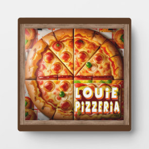 Pizza Pizzeria Design Fotoplatte