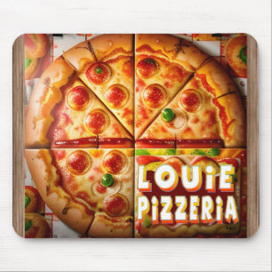 Pizza Pizzeria Design Mousepad