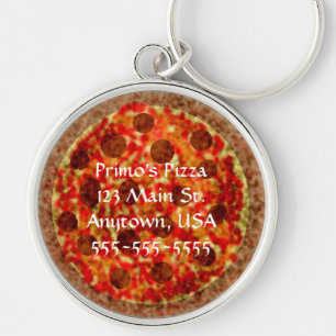 Pizza-Pizzeria-Lieferungs-Auto-Schlüsselanhänger Schlüsselanhänger