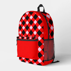 'Pizza Place' Retro-Rucksack Bedruckter Rucksack