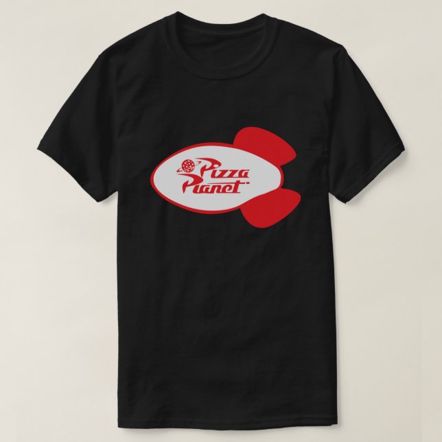 Pizza Planet Rocket Logo T-Shirt (Design vorne)