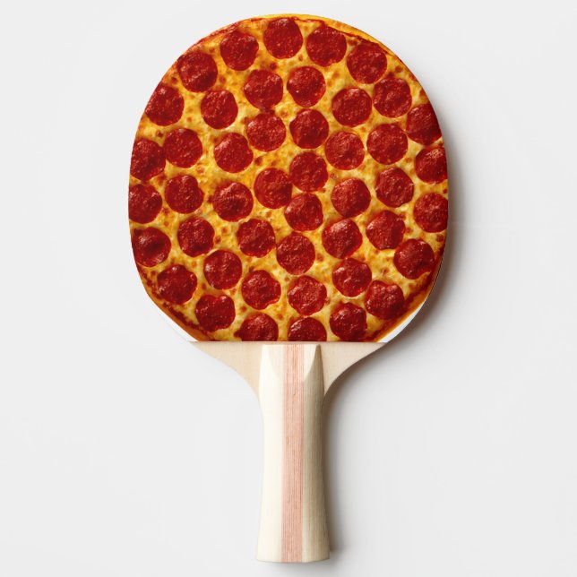 Pizza Pong Tischtennis Schläger (Vorderseite)