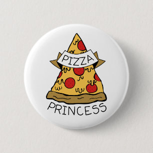 Pizza Princess Button
