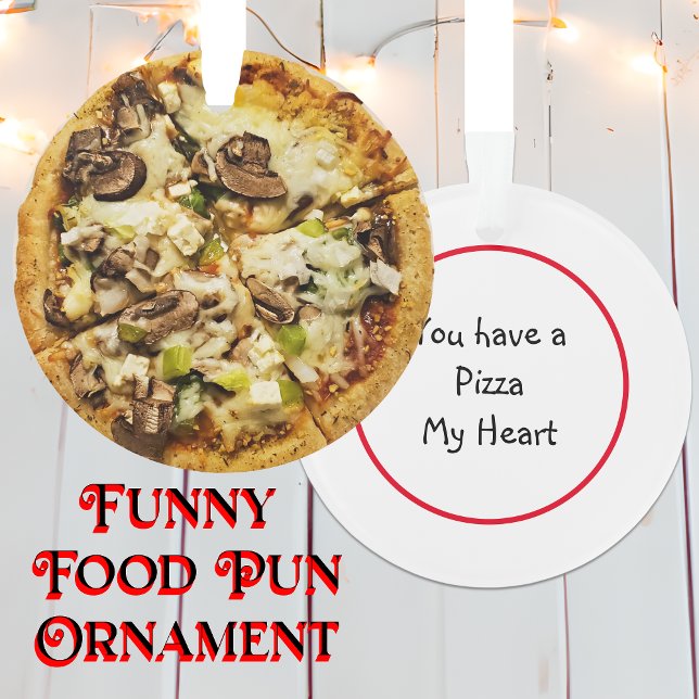 Pizza Pub Romantische Weihnachten Ornament (Von Creator hochgeladen)
