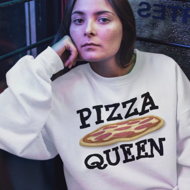 PIZZA QUEEN LADIES T-shirts FUNNY (Créateur téléchargé)