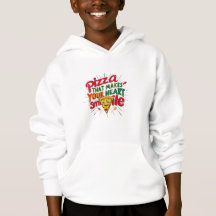 Pizza Qui Fait Votre Coeur Sourire T-shirt | Amusa