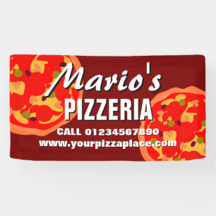 Pizza-Restaurant-Banner-Schild für Pizzeria Banner