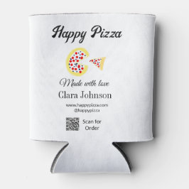 Pizza restaurant cafe pizzeria scan QR code order Dosenkühler