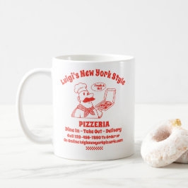 Pizza Restaurant im Detail Grafik anpassen Kaffeetasse