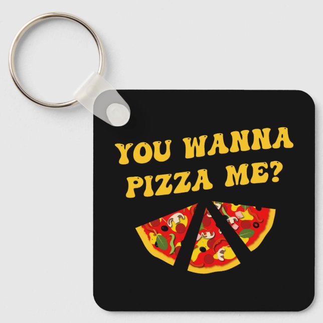 Pizza Restaurant Promotional Schlüsselanhänger (Vorderseite)