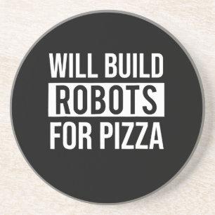 Pizza Robotics Getränkeuntersetzer