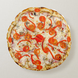 Pizza Rundes Kissen