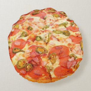 Pizza Rundes Kissen