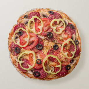 Pizza Rundes Kissen