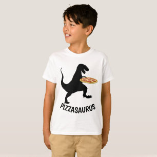 PIZZA SAURUS Funny Dinosaurier T - Shirt Kinder
