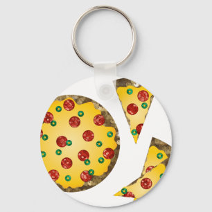 Pizza Schlüsselanhänger
