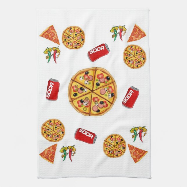 Pizza Serviette à main (Vertical)