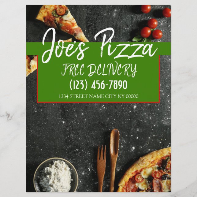 Pizza Shop Restaurant Flyer (Vorne)