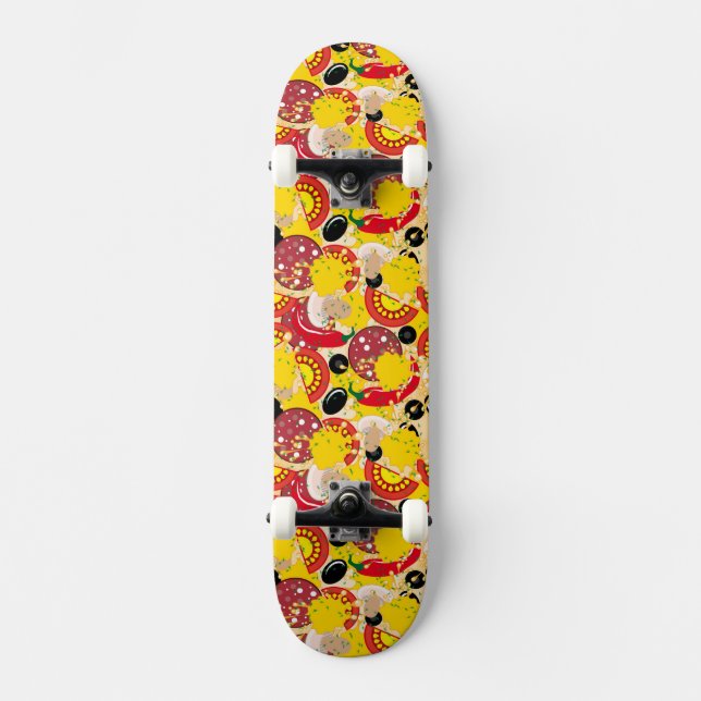 Pizza Skateboard (Vorderseite)