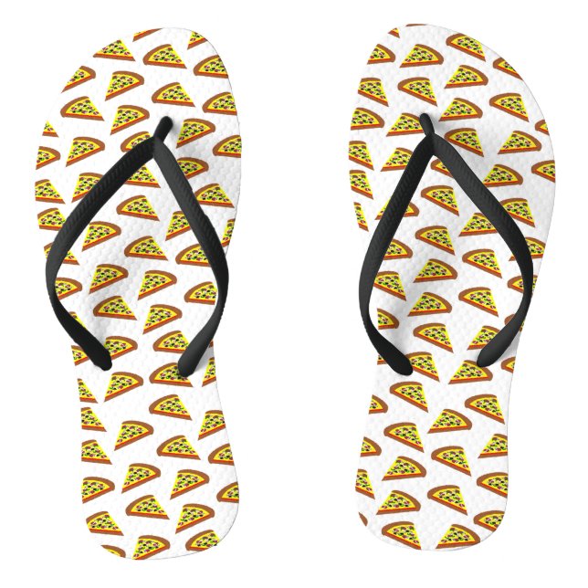 Pizza Slice Design Flip Flops (Fußbett)