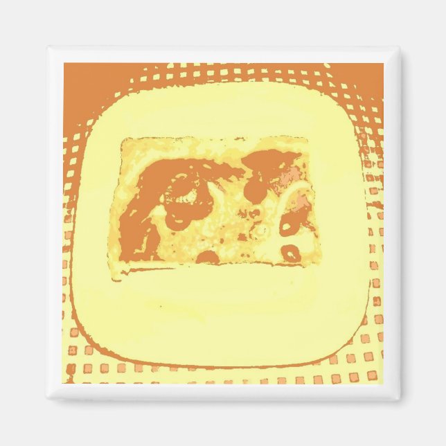 Pizza Slice Magnet (Vorne)