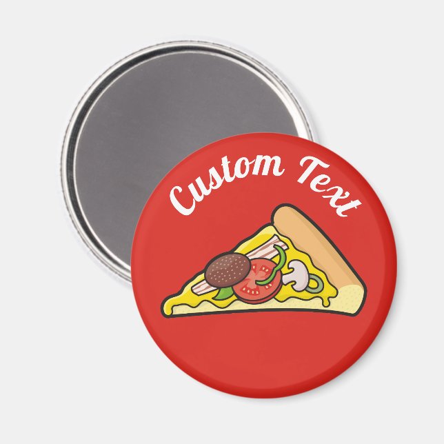 Pizza Slice Magnet (Recto/Verso)