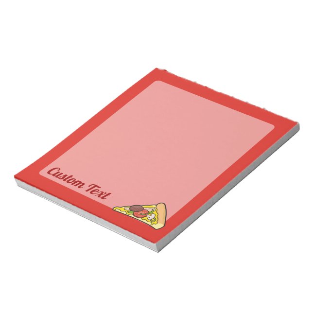 Pizza Slice Notizblock (Rotiert)