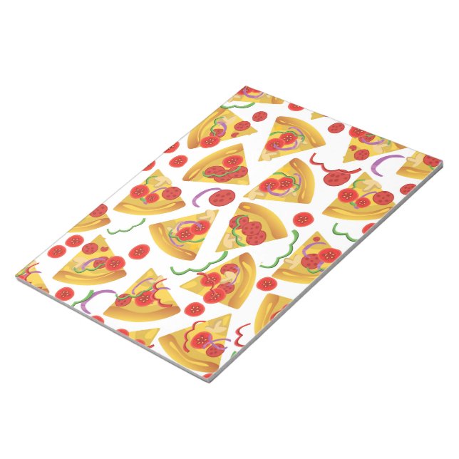 Pizza Slice Pattern Notizblock (angewinkelt)