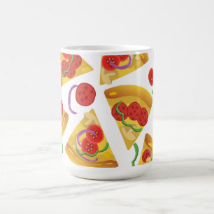 Pizza Slice Pattern Verwandlungstasse