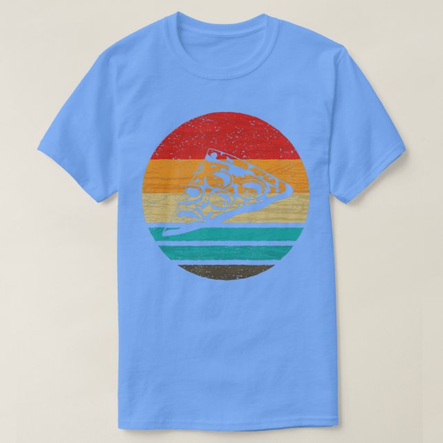 Pizza Slice Retro Stil Vintag 1 T-Shirt (Design vorne)