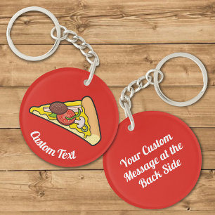 Pizza Slice Schlüsselanhänger