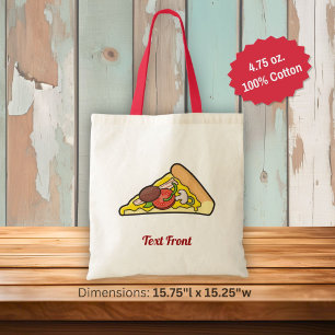 Pizza Slice Tote Bag Tragetasche