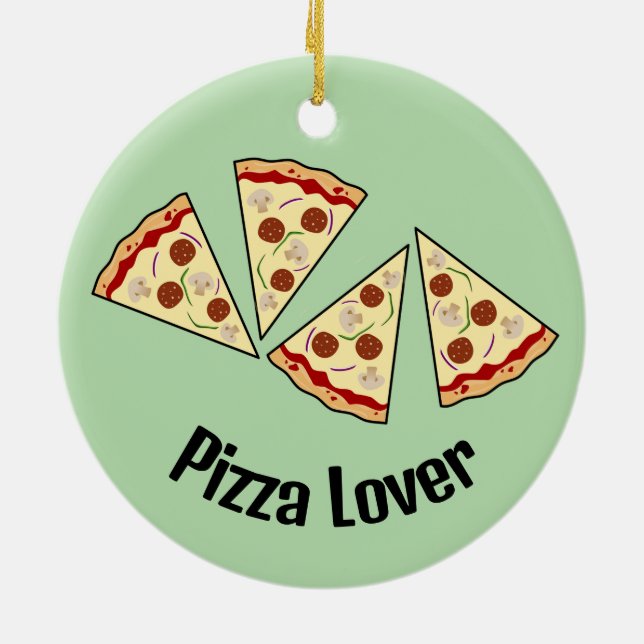 Pizza Slices Design Ornement (Dos)