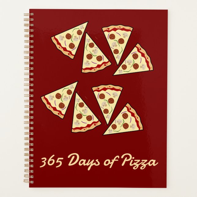 Pizza Slices Design Planer (Vorderseite)