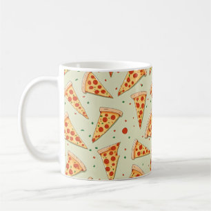 Pizza Slices Pattern Kaffeetasse