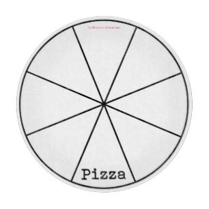 Pizza Slicing Guide Round Schneidebrett