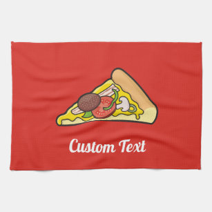 Pizza Slide Handtuch