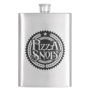 Pizza Snob - lustiger Pizzafreund Flachmann