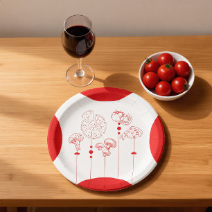 Pizza-Speziallieferung Baby-Party Pappteller