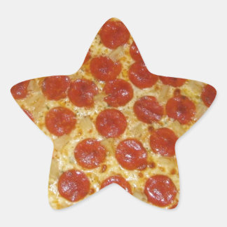 Pizza Stern-Aufkleber