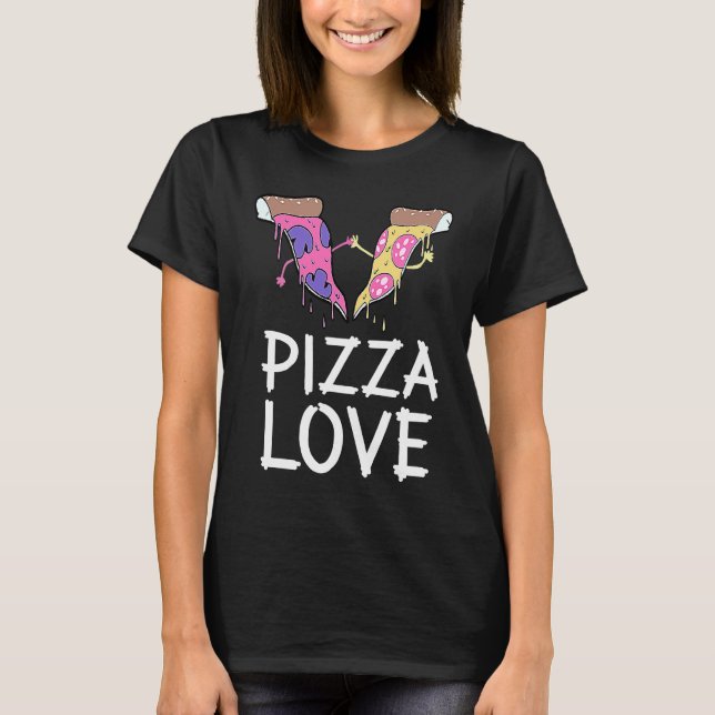 Pizza-Stück   Pizza T-Shirt (Vorderseite)