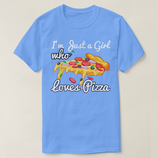 Pizza T Pizzeria Italienisches Lebensmittelgeschen T-Shirt (Design vorne)