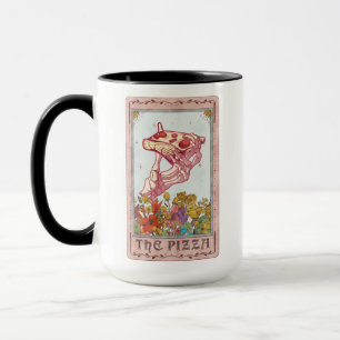 Pizza Tarot Card Funny Tarot Skelett Tasse
